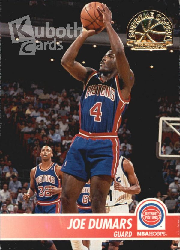 NBA 1994-95 Hoops Supreme Court - No SC14 - Joe Dumars