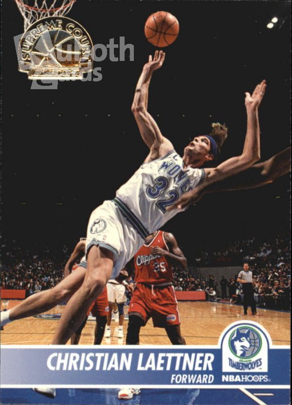 NBA 1994-95 Hoops Supreme Court - No SC26 - Christian Donald Laettner