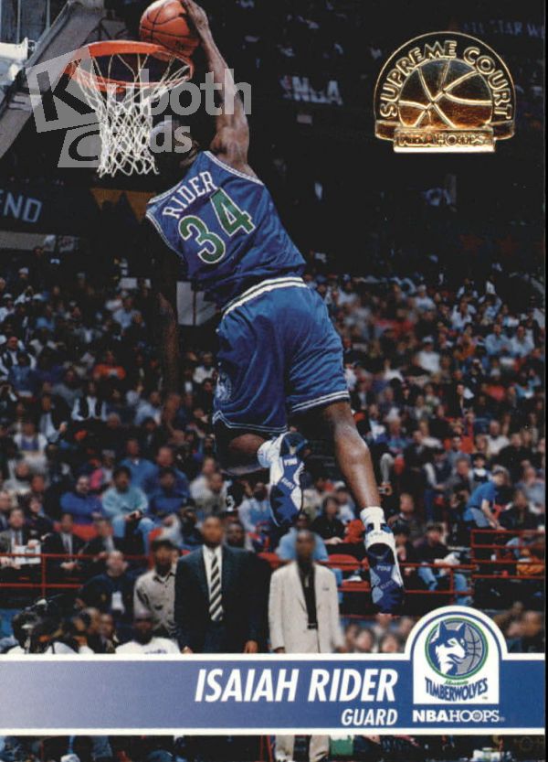 NBA 1994-95 Hoops Supreme Court - No SC27 - Isaiah Rider jr.