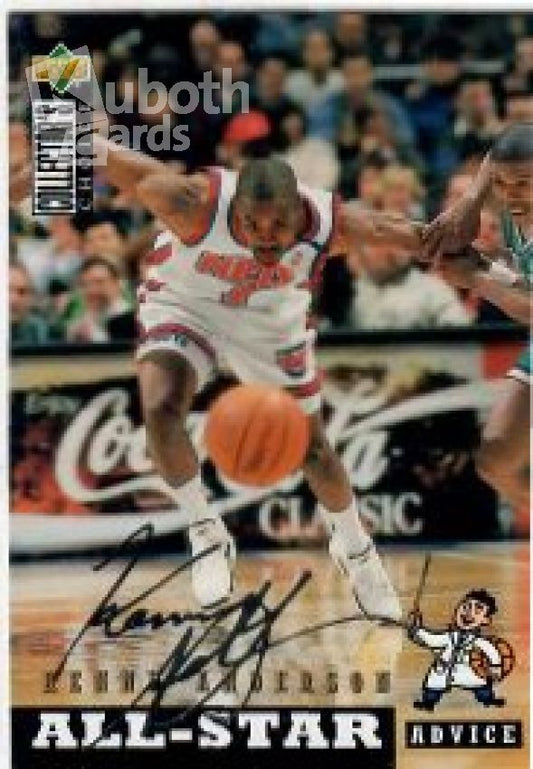 NBA 1994-95 Collector's Choice International German Silver Signature - No 193 - Kenny Anderson