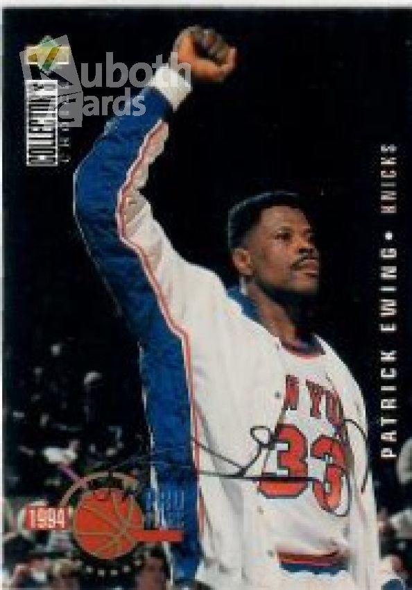 NBA 1994-95 Collector's Choice International German Silver Signature - No 201 - Patrick Ewing