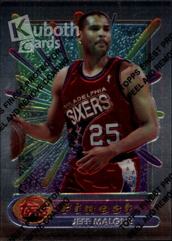 NBA 1994-95 Finest - No. 37 - Jeff Malone