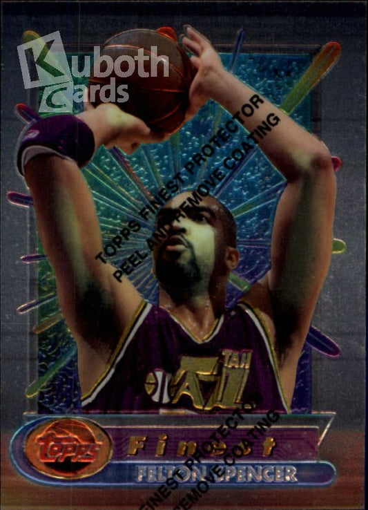 NBA 1994-95 Finest - No. 78 - Felton Spencer