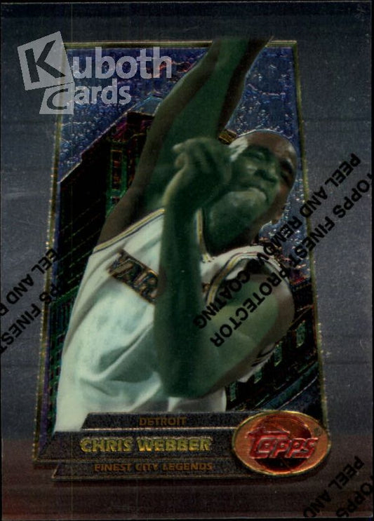 NBA 1994-95 Finest - No 104 - Chris Webber