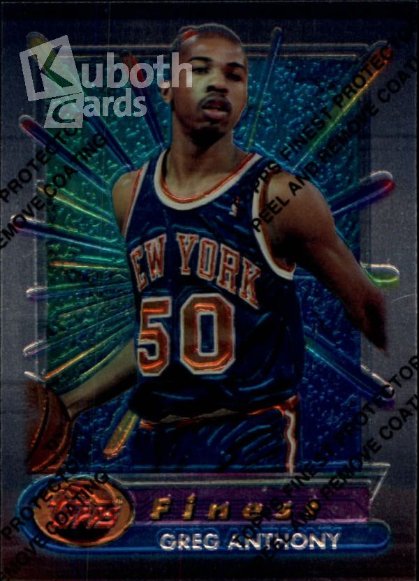 NBA 1994-95 Finest - No 124 - Greg Anthony