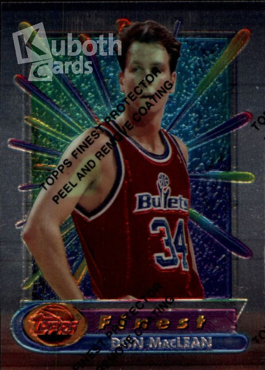 NBA 1994-95 Finest - No 126 - Don MacLean