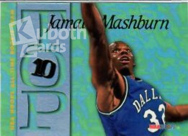 NBA 1995-96 Hoops Top Ten - No AR4 - Jamal Mashburn