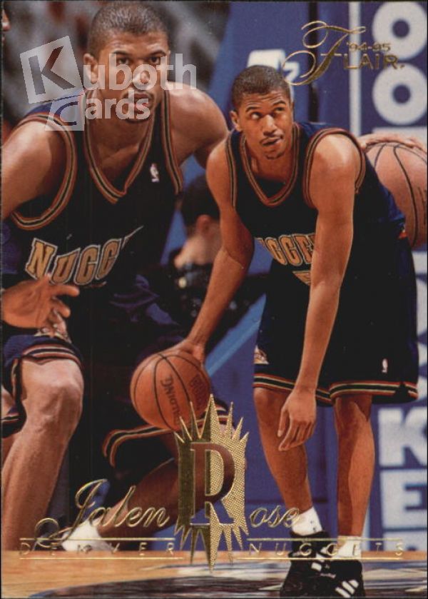 NBA 1994-95 Flair - No. 207 - Jalen Rose