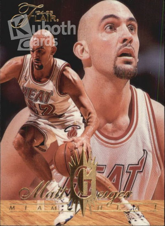 NBA 1994-95 Flair - No. 247 - Matt Geiger