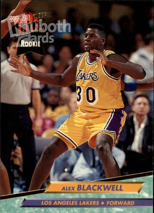 NBA 1992-93 Ultra - No 285 - Alex Blackwell