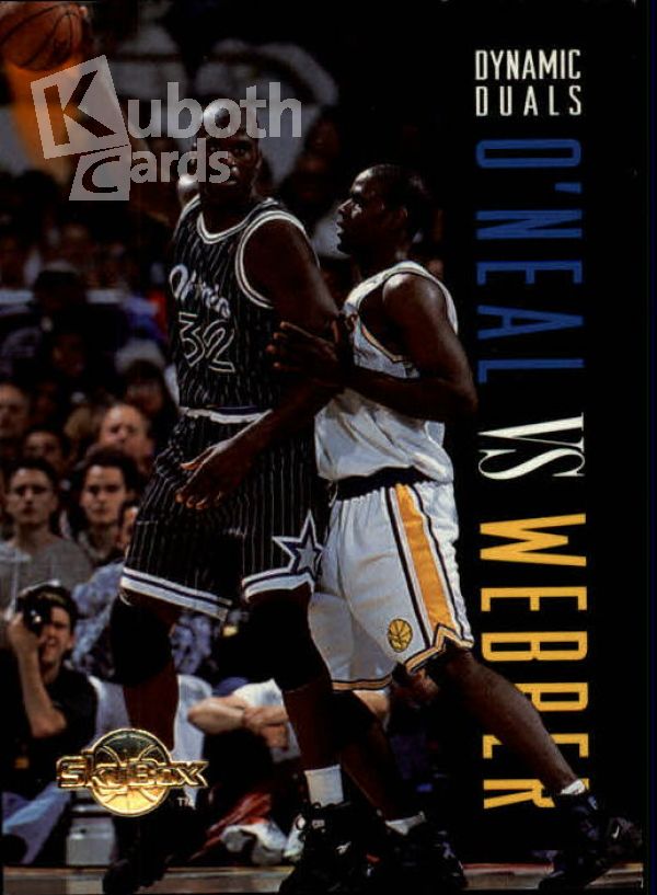 NBA 1994-95 SkyBox Premium - No 187 - Chris Webber / Shaquille O'Neal