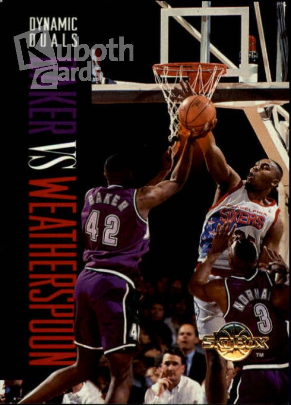 NBA 1994-95 SkyBox Premium - No 192 - Clarence Weatherspoon / Vin Baker