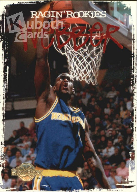 NBA 1994-95 SkyBox Premium Ragin' Rookies - No RR9 - Chris Webber