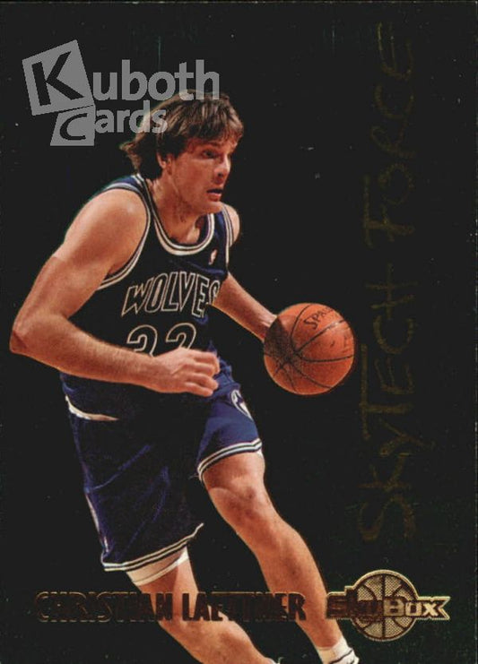 NBA 1994-95 SkyBox Premium SkyTech Force - No SF12 - Christian Laettner