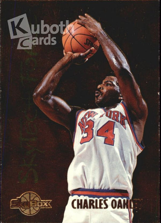 NBA 1994-95 SkyBox Premium SkyTech Force - No SF18 - Charles Oakley