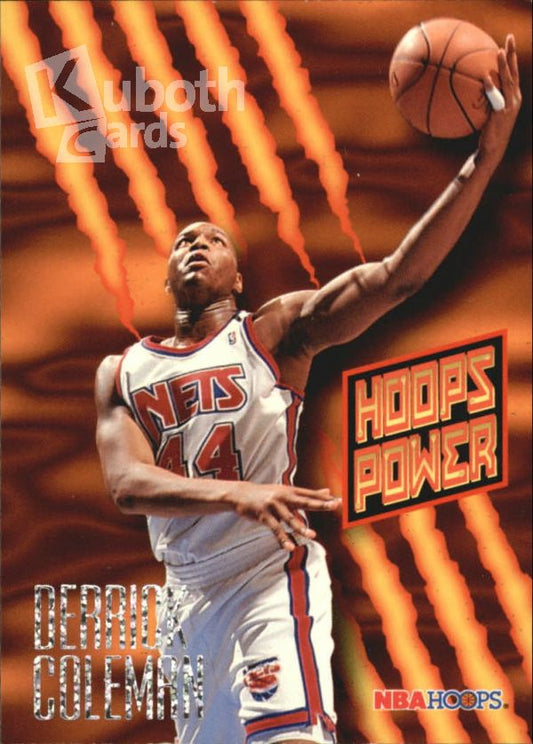 NBA 1994-95 Hoops Power Ratings - No PR-34 - Derrick Coleman