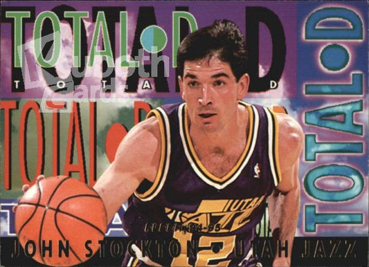 NBA 1994-95 Fleer Total D - No 10 of 10 - John Stockton