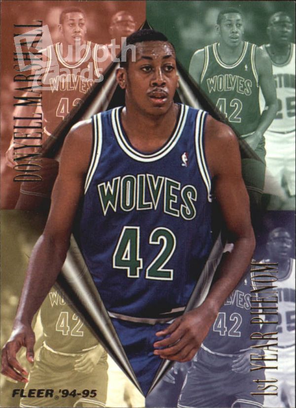 NBA 1994-95 Fleer First Year Phenoms - No 3 of 10 - Donyell Marshall