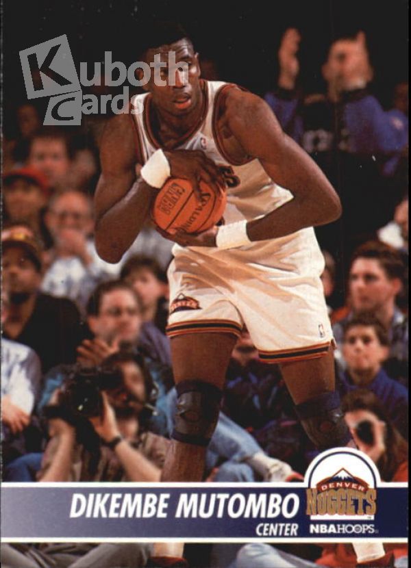 NBA 1994-95 Hoops - No 50 - Dikembe Mutombo