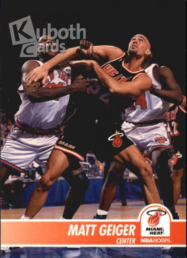 NBA 1994-95 Hoops - No. 108 - Matt Geiger