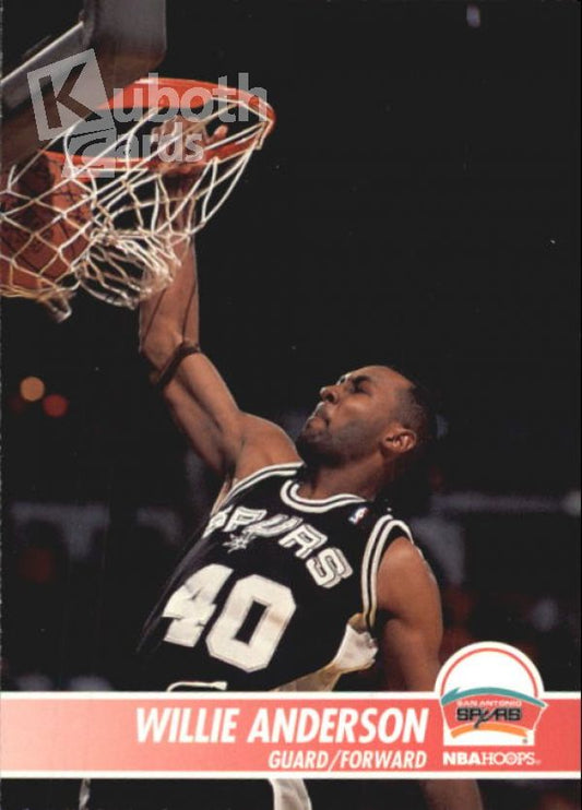 NBA 1994-95 Hoops - No. 191 - Willie Anderson