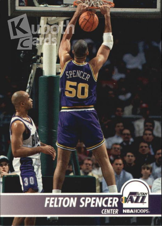 NBA 1994-95 Hoops - No. 213 - Felton Spencer