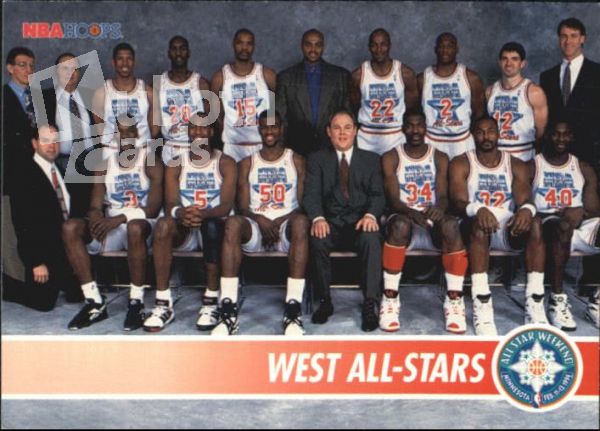 NBA 1994-95 Hoops - No. 251 - Team West