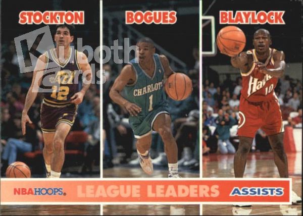 NBA 1994-95 Hoops - No 253 - Stockton / Bogues / Blaylock