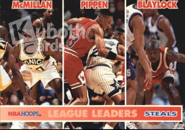 NBA 1994-95 Hoops - No. 258 - McMillan / Pippen / Blaylock