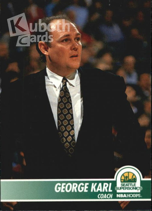 NBA 1994-95 Hoops - No. 294 - George Karl