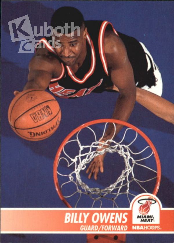 NBA 1994-95 Hoops - No. 343 - Billy Owens