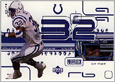 NFL 1999 Upper Deck PowerDeck Auxiliary - No Aux-24 - Edgerrin James