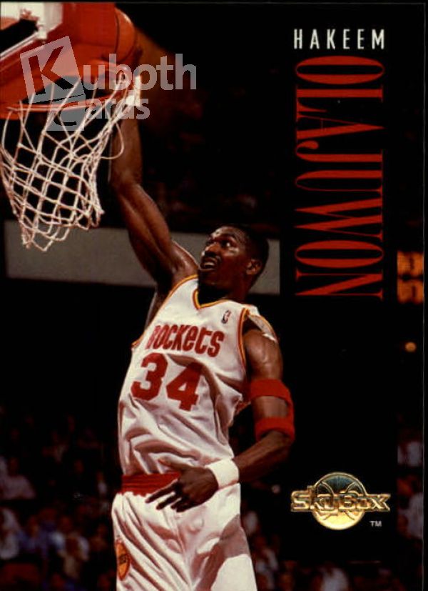 NBA 1994-95 SkyBox Premium - No 62 - Hakeem Olajuwon