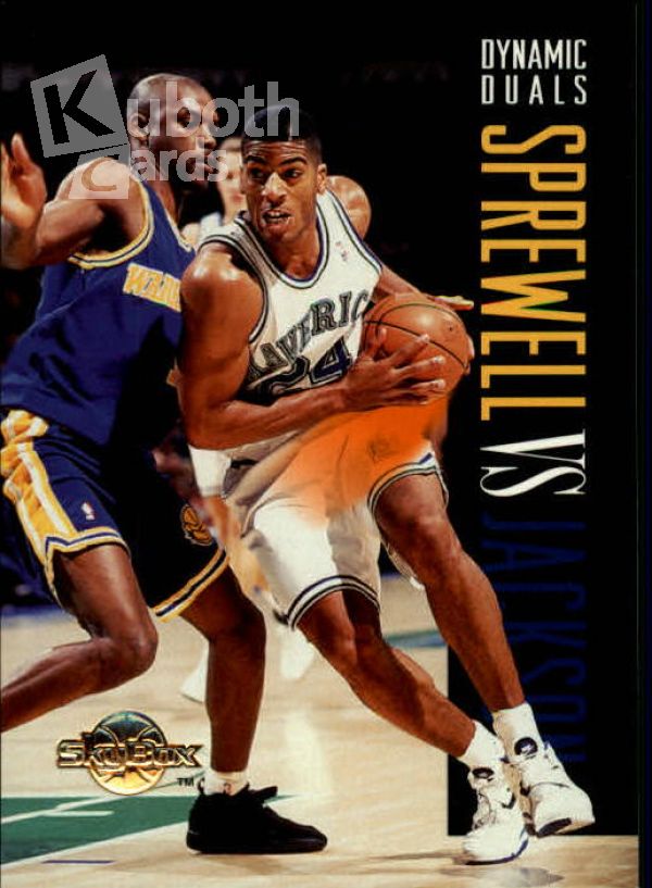 NBA 1994-95 SkyBox Premium - No 191 - Latrell Sprewell / Jimmy Jackson