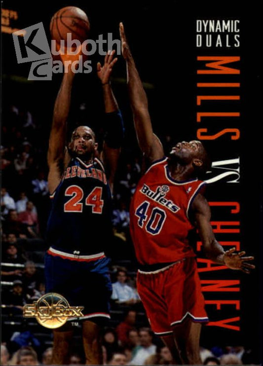 NBA 1994-95 SkyBox Premium - No 193 - Calbert Cheaney / Chris Mills