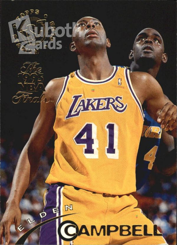 NBA 1994-95 Stadium Club - No 4 - Elden Campbell