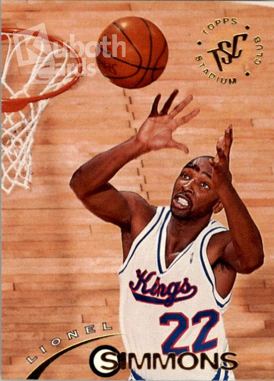 NBA 1994-95 Stadium Club - No 37 - Lionel Simmons