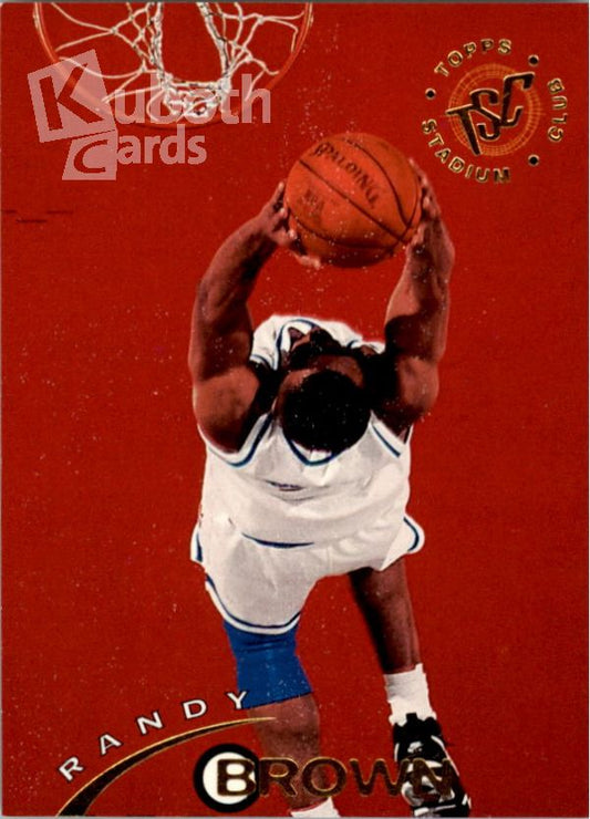 NBA 1994-95 Stadium Club - No 92 - Randy Brown