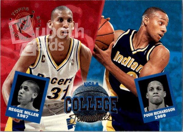 NBA 1994-95 Stadium Club - No 107 - Pooh Richardson / Reggie Miller