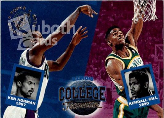 NBA 1994-95 Stadium Club - No 109 - Kendall Gill / Ken Norman