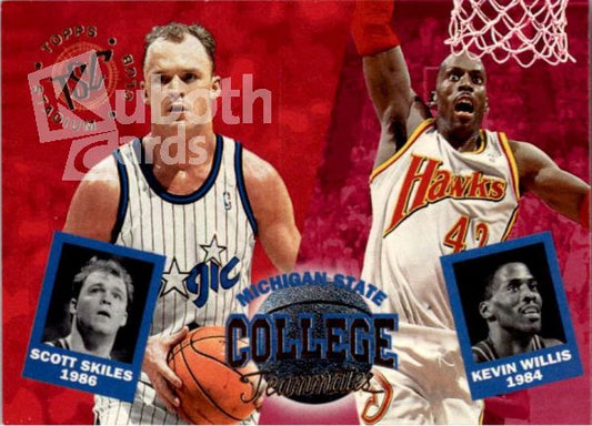 NBA 1994-95 Stadium Club - No 110 - Kevin Willis / Scott Skiles