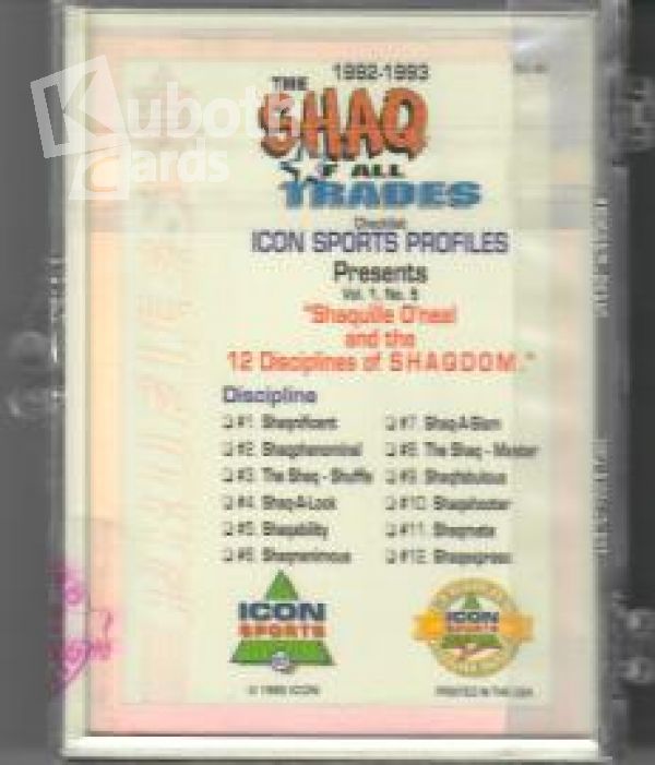 NBA 1992-93 Icon Sports Shaq of all Trades Factory Set mit Pink Umrandung - Shaquille O'Neal
