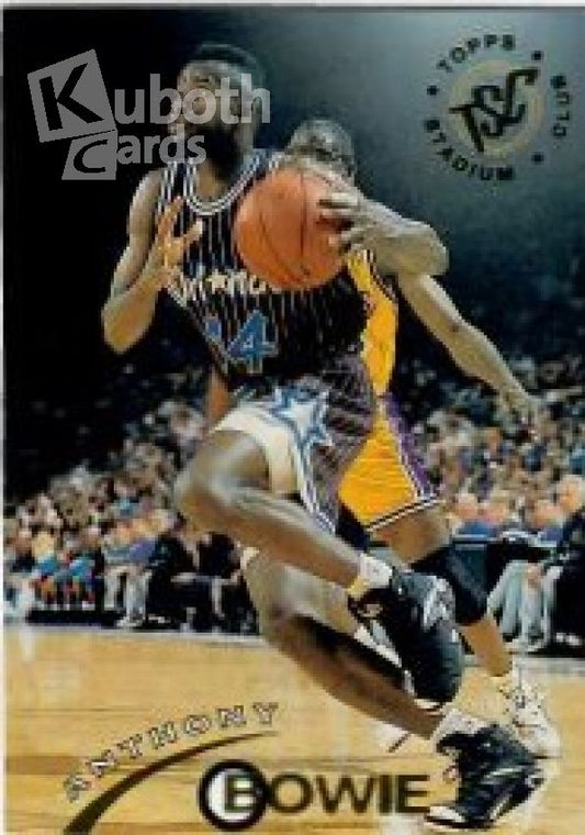 NBA 1994-95 Stadium Club - No 213 - Anthony Bowie