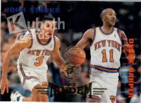 NBA 1994-95 Stadium Club - No 226 - John Starks / Derek Harper