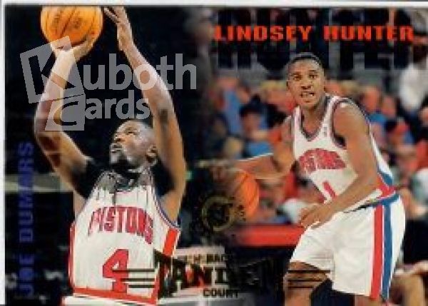 NBA 1994-95 Stadium Club - No 229 - Joe Dumars / Lindsey Hunter