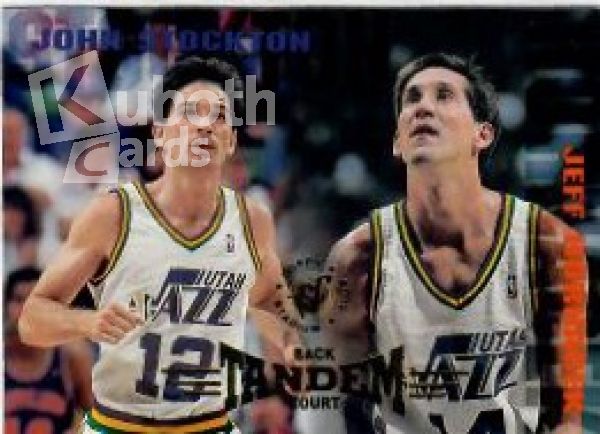 NBA 1994-95 Stadium Club - No 277 - John Stockton / Jeff Hornacek