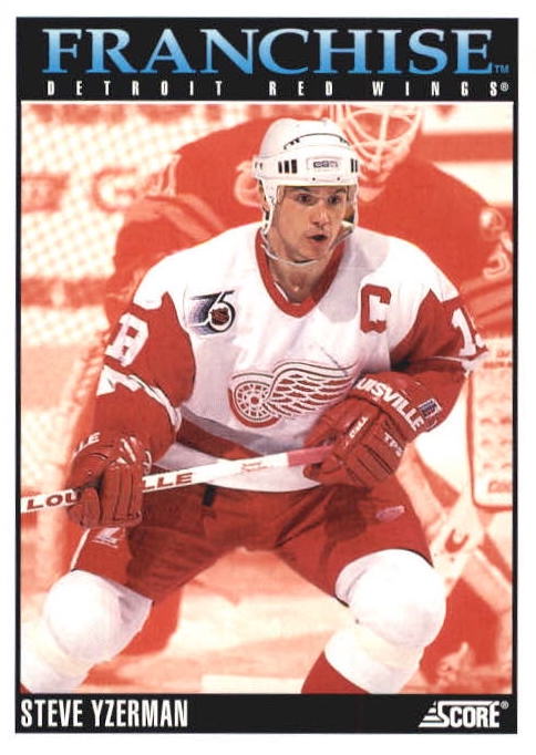 NHL 1992/93 Score - No 423 - Steve Yzerman