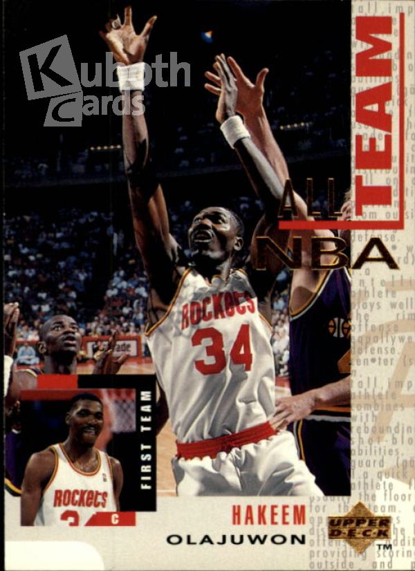 NBA 1994-95 Upper Deck - No 13 - Hakeem Olajuwon