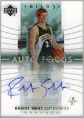 NBA 2004 / 05 Upper Deck Trilogy Auto Focus - No AF-RS