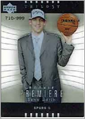 NBA 2004/05 Upper Deck Trilogy - No 118 - Beno Udrith